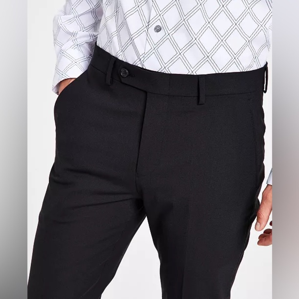 NWT Bar III Men's Skinny Fit Wrinkle-Resistant Suit Separate Pant by Macy’s